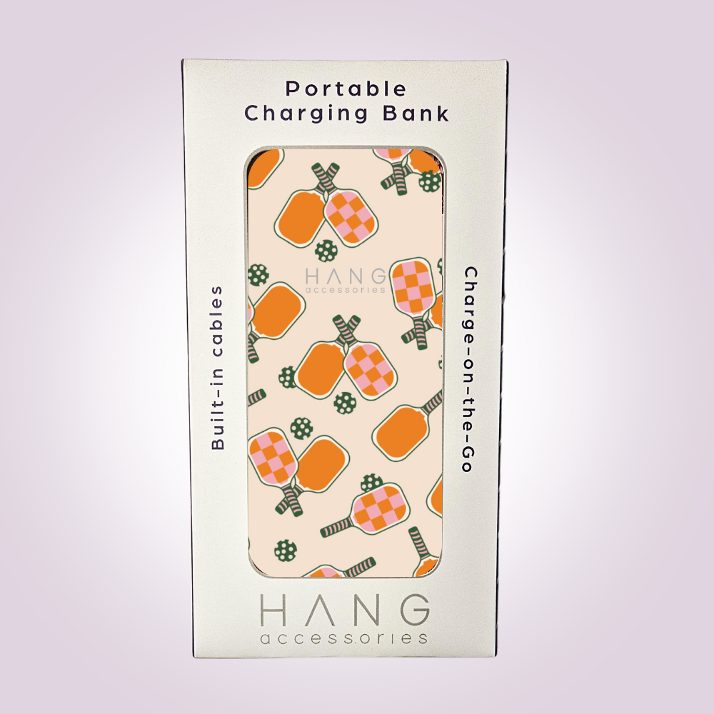 Pickleball Portable Phone Charging Bank