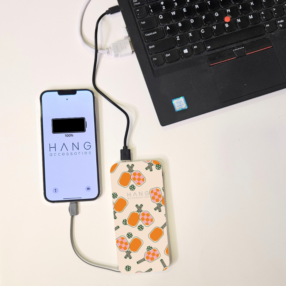 Pickleball Portable Phone Charging Bank
