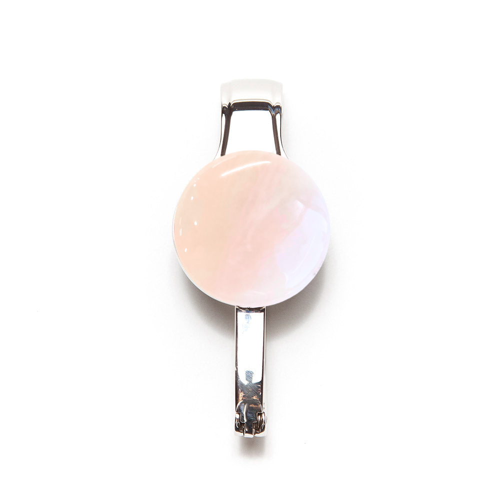 Purse/Key Hanger Combo Rose Quartz Stone