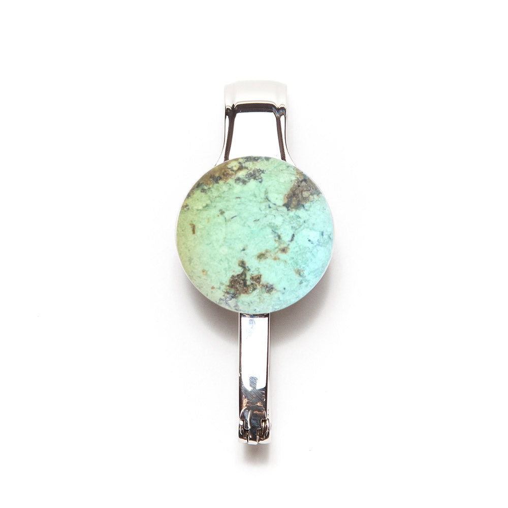 Purse/Key Hanger Combo African Turquoise Stone
