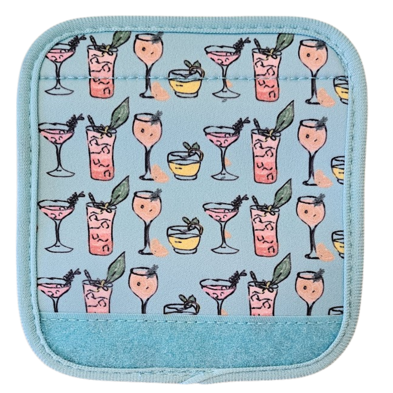 Tropical Cocktail Luggage Handle Wrap