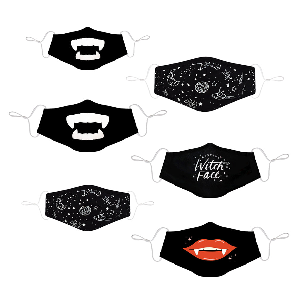 Halloween Face Mask 6 Pack