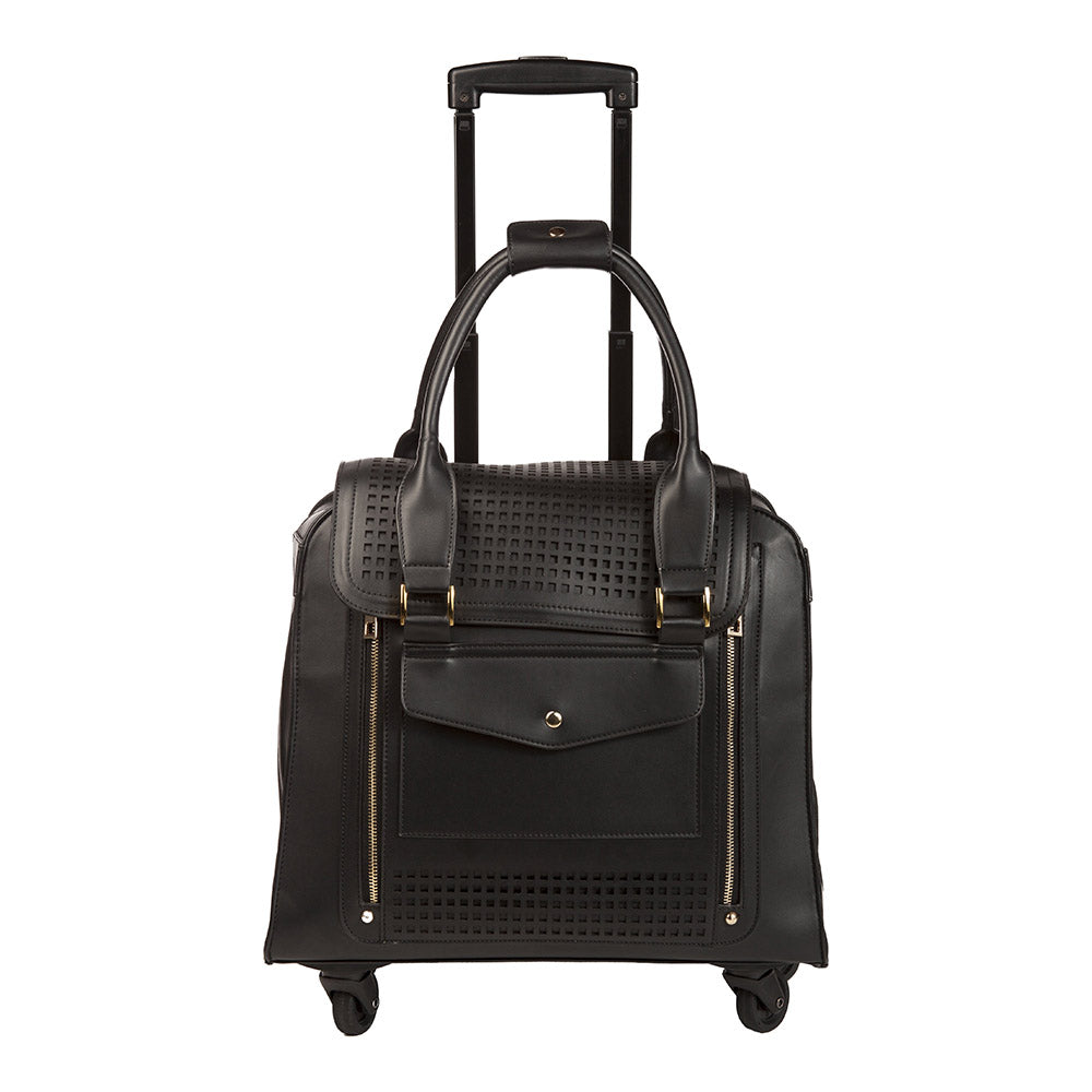 Zadie Rolling Carry On Luggage Black