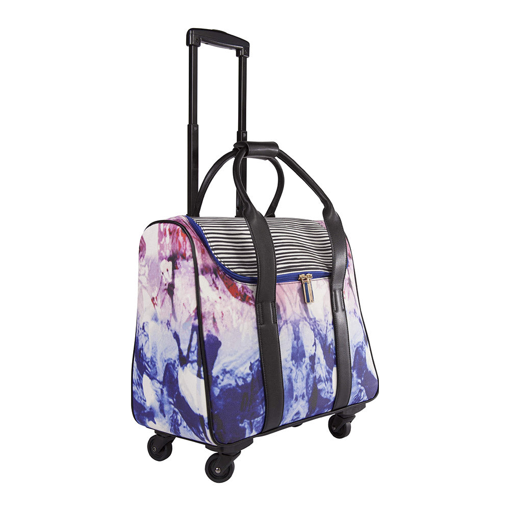 Camellia Rolling Carry-On Marble/Stripe