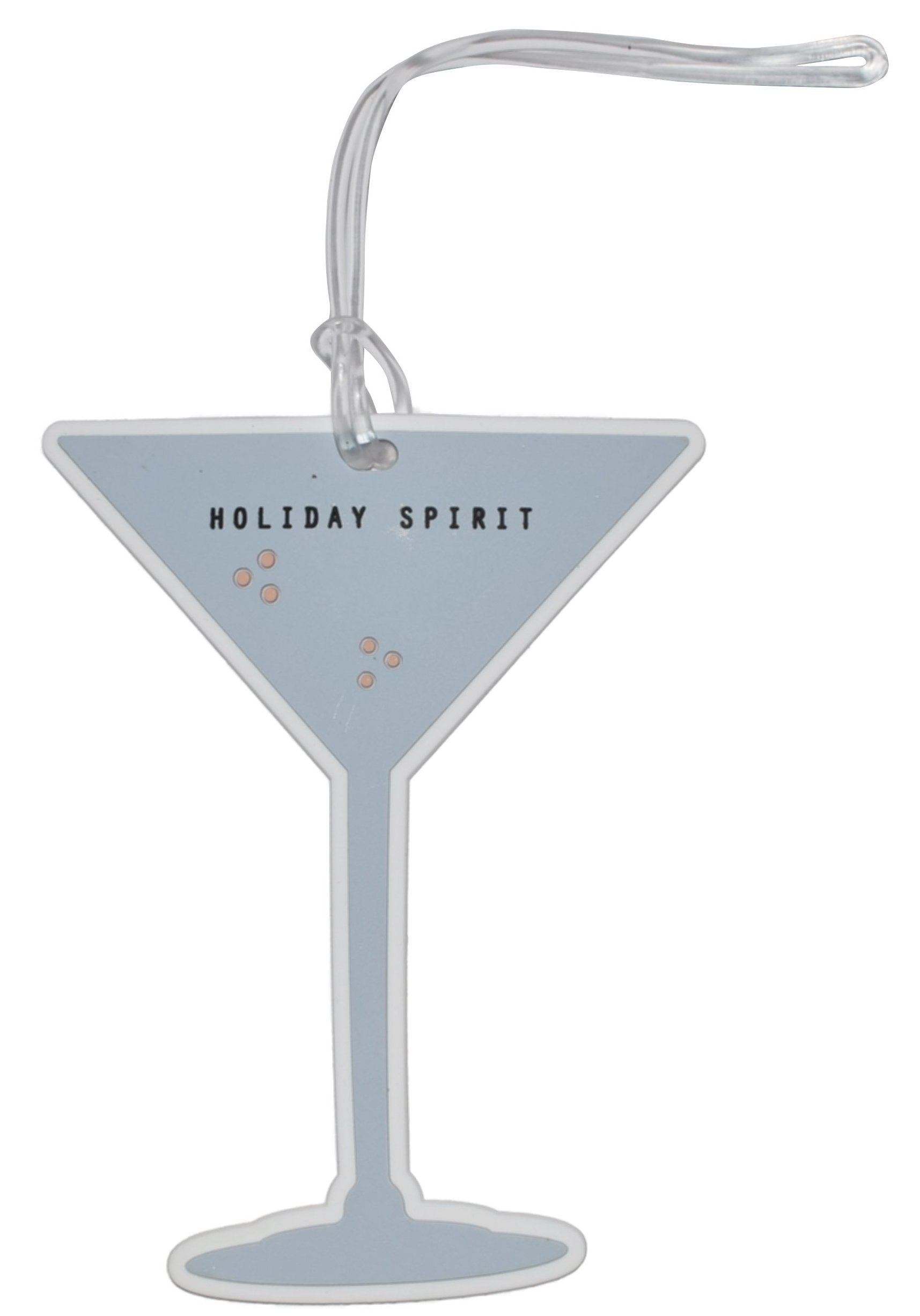 Silicone Holiday Luggage Tag Cocktail