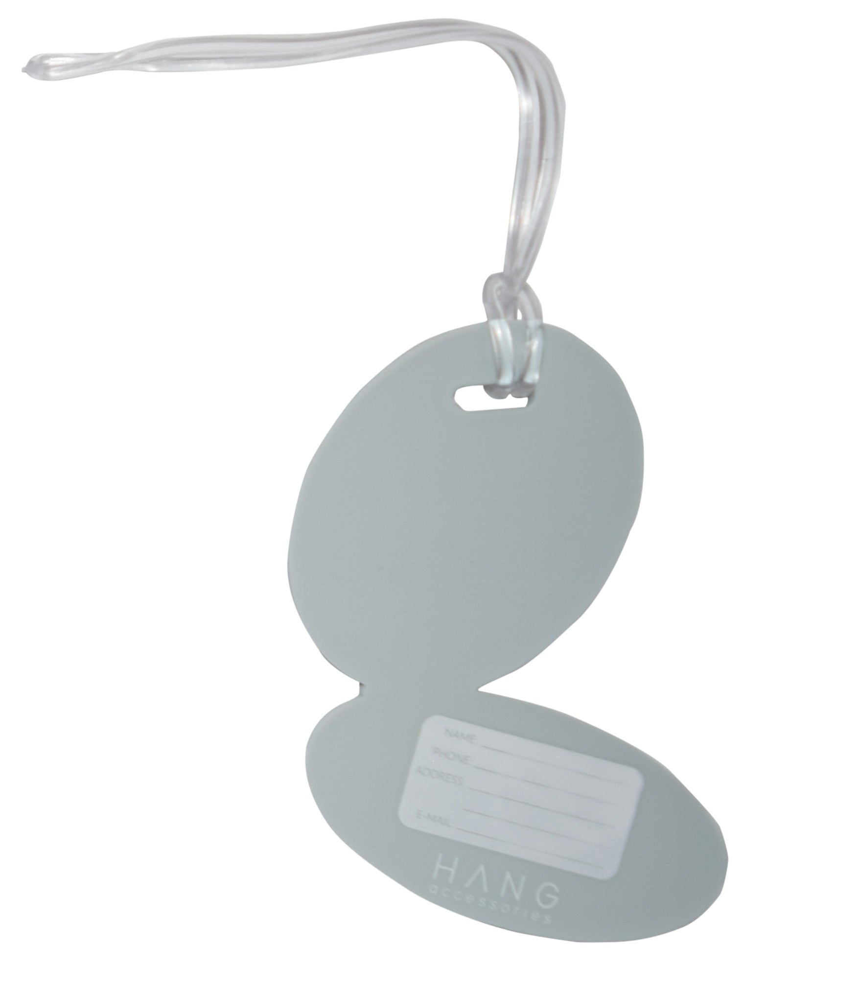 Silicone Luggage Tag Compact Mirror