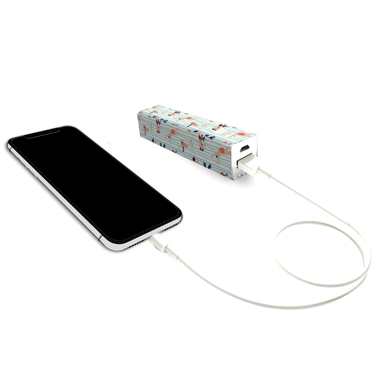 Portable Phone Charger Swimmer