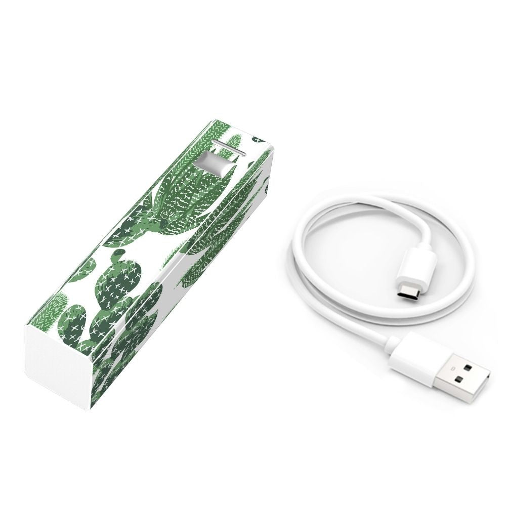 Portable Phone Charger Cactus