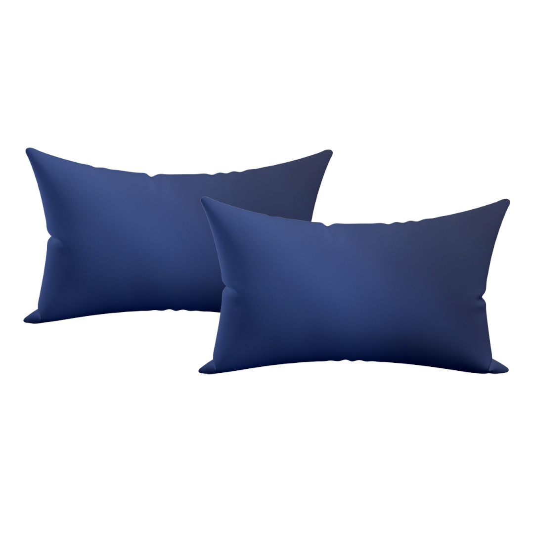 Navy Blue Pillowcase Set of 2