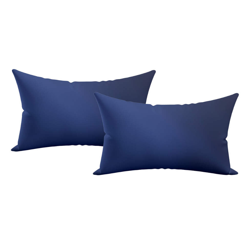 Navy Blue Pillowcase Set of 2 Hang Accessories