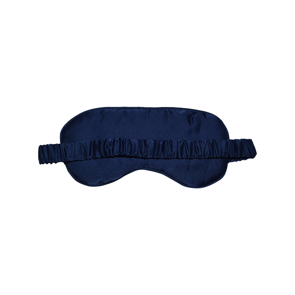 Wave Eye Mask & Ocean Blue Pillowcase Satin Set