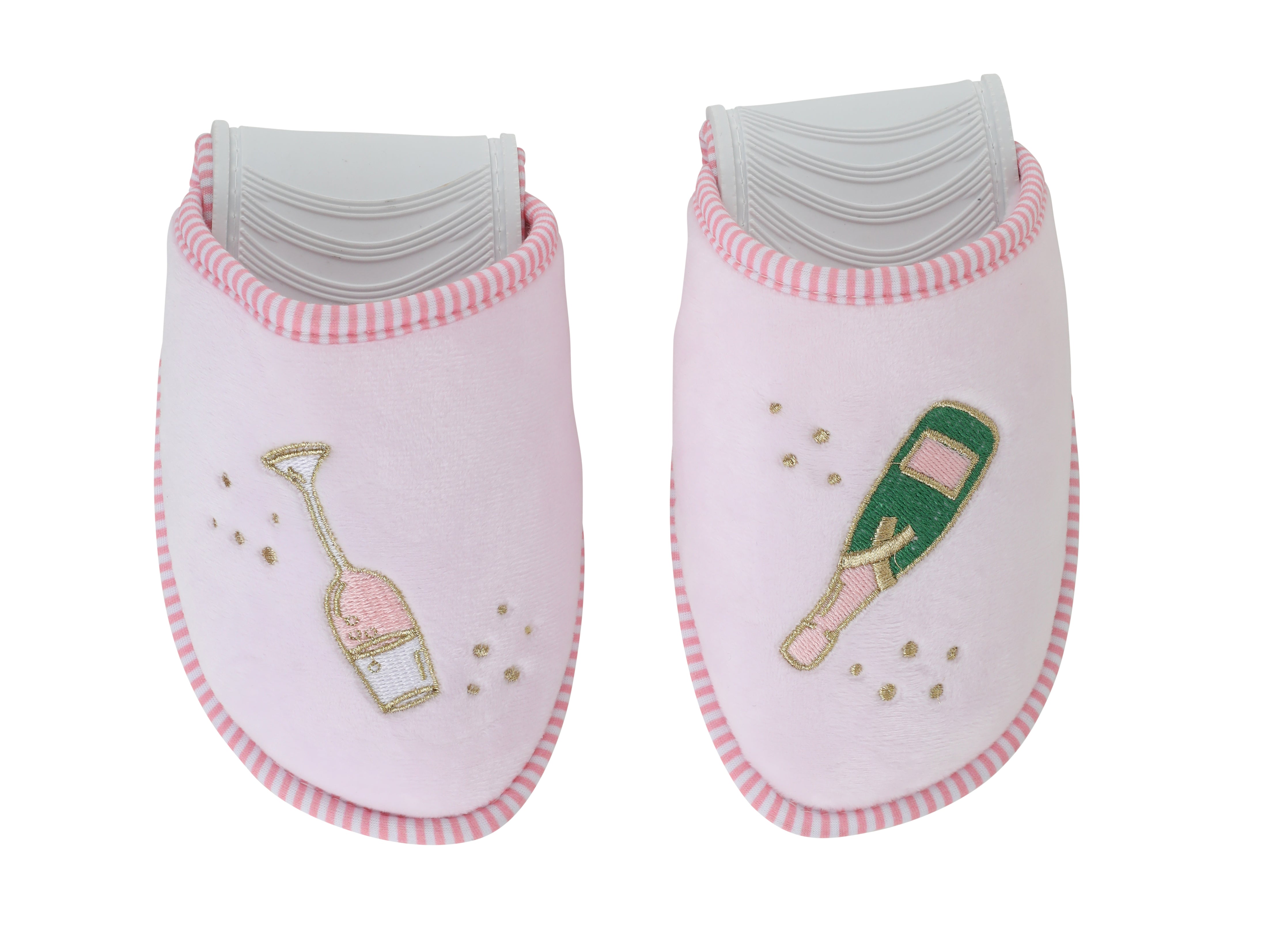 Foldable Travel Slippers Champagne