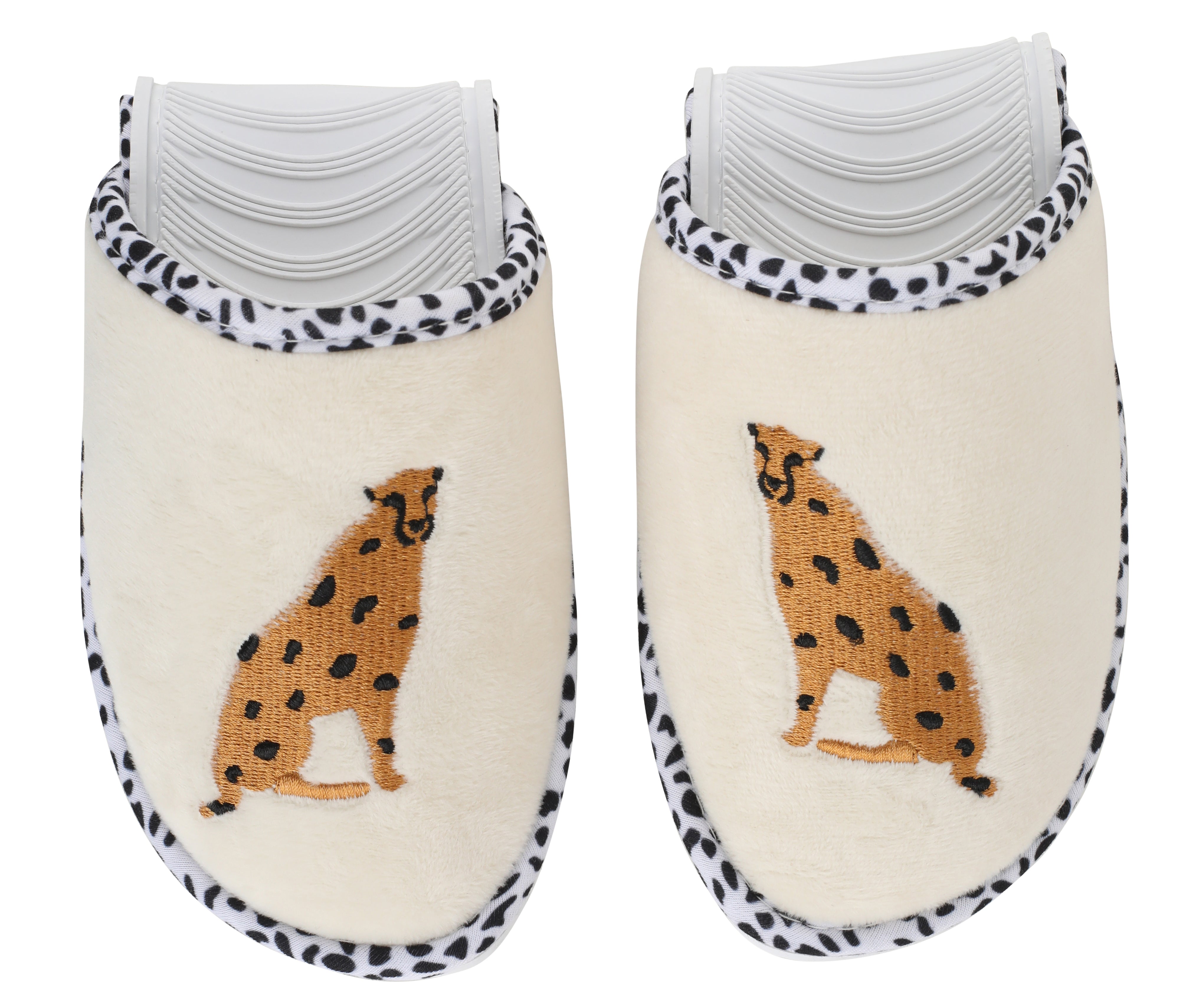 Foldable Travel Slippers Cheetah