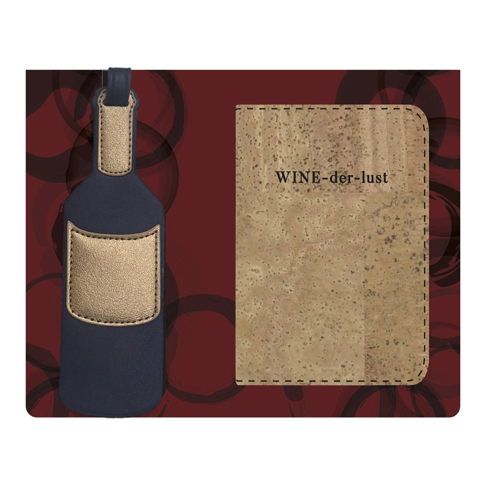 Passport & Luggage Tag Sets Wine-der-lust
